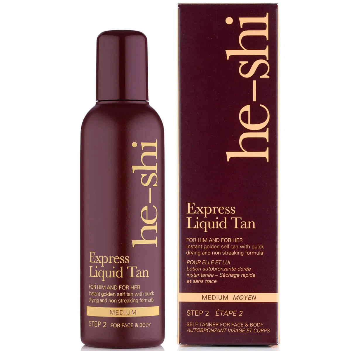 He Shi tan - express liquid tan - Touch of an Angel wellness and beauty